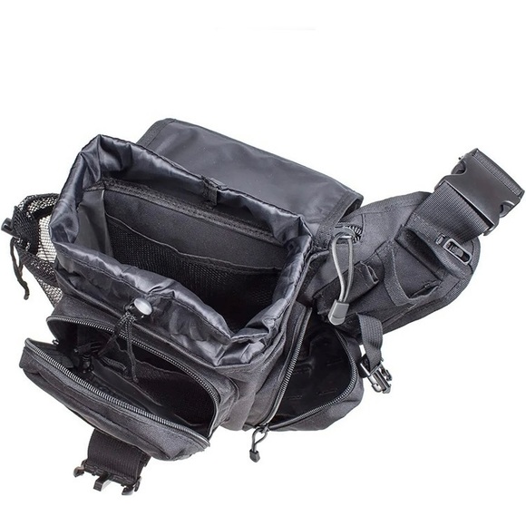 G4FREE Black Tactical Messenger Utility Sling Bag - Picture 12 of 16